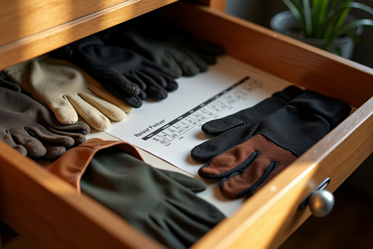gants taille